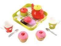 Ecoiffier 960 - Tee Set Tablett mit Cupcakes