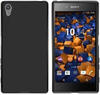 mumbi H&uuml;lle kompatibel mit Sony Xperia Z5 Handy Case Handyh&uuml;lle, schwarz