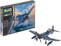 Revell Modellbausatz - Vought F4U-4B Corsair - Authentischer Flugzeugbausatz mit