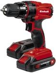 Einhell Akku Bohrschrauber TC-CD 18-2 Li (Li-Ion, 2 x 18V Akkus, 1.5 Ah, 38 Nm,...