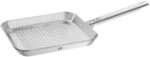 ZWILLING Plus Grillpfanne unbeschichtet,24 cm, Quadratisch, f&uuml;r alle Herdarten,