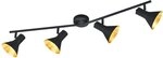 RL LIVE YOUR LIGHT Reality Leuchten R80164002 Spotleuchte, Metall, schwarz/gold