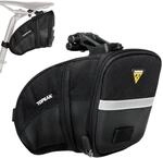 Topeak Satteltasche Aero Wedge Pack Large mit Quick Click und Riemen, schwarz,...