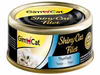 GimCat ShinyCat Filet Thunfisch - Katzenfutter mit saftigem Filet ohne...