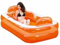 Happy People Relax und Genießer Pool, orange, 195x122x50cm
