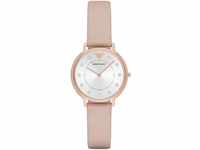 Emporio Armani Uhr für Damen , Zweizeiger Uhrwerk, 32mm Rose Gold...