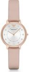 Emporio Armani Uhr f&uuml;r Damen , Zweizeiger Uhrwerk, 32mm Rose Gold Edelstahlgeh&auml;use