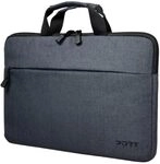 Port Designs Belize Toploader-Tragetasche f&uuml;r 15,6-Zoll-Laptop, grau