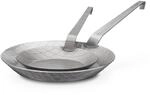 GSW Gastro Traditionell, Bratpfannen-Set, ⌀20 cm & ⌀28 cm, Silber, geschmiedet