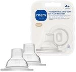 MAM Trinkschnabel Ultra-Soft im 2er-Set, extra weicher Trinkschnabel f&uuml;r alle