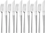 WMF Corvo Dessertbesteck 12teilig, Vorspeisebesteck f&uuml;r 6 Personen,