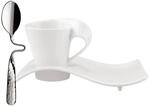 Villeroy & Boch &ndash; NewWave Tassen-Set 3 teilig Wei&szlig;, Sp&uuml;lmaschinenfest,