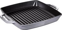 STAUB Gusseisen Grillpfanne mit 2 Griffen, 28 cm, Emaille-Beschichtung, Induktion u.