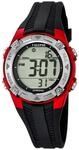 Calypso Kinderuhr Digital - Kautschuk Schwarz - 10 ATM - Datum Kalender Chronograph