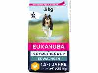 Eukanuba Hundefutter getreidefrei mit Huhn für große Rassen - Trockenfutter...