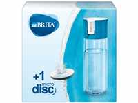 BRITA Wasserfilter-Flasche Vital Blau / Praktische Trinkflasche mit...