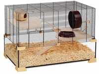 Ferplast Käfig für Hamster oder Mäuse Karat 80 Kleine Nagetiere, Zwei Ebenen...