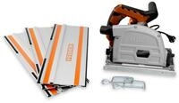 FEIDER FS1612&ndash;1 Multimaterial-Tauchkreiss&auml;ge mit F&uuml;hrungsschiene 1400W -