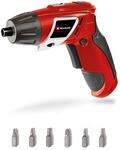 Einhell Akkuschrauber TC-SD 3,6 Li (3,6V, 1300 mAh, 3 Nm Drehmoment, Drehgelenk im
