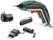 Bosch Akkuschrauber IXO Medium Set (5. Generation, Winkelaufsatz, 10 Bits, USB