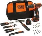 BLACK+DECKER Li-Ion Ultra-Kompakt-Bohrer (Kleiner Akkuschrauber mit ergonomischem