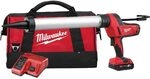Milwaukee Akum. silikono pistoletas C18 PCG 600T-201B (18V) 1x2.0Ah Li-Ion...