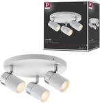 Paulmann 66712 Spotlight Zyli IP44 Rondell max 3x10W GU10 Wei&szlig;/Chrom 230V...