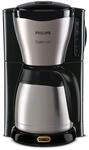 Philips Caf&eacute; Gaia Filterkaffeemaschine &ndash; Edelstahl-Thermoskanne, Tropf-Stopp,