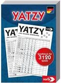 Noris Yatzy Spielblock im Format 10,2 x 14,4 cm, Kompakter W&uuml;rfelspiel‑Block...