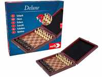 Noris 606108005 606108005-Deluxe Reisespiel Schach, Spieleklassiker, 6 bis 99...
