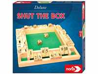 Noris 606108013 Deluxe Shut The Box - Das Beliebte Würfelspiel Aus Holz Für 1...