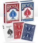 Bicycle 1001781 Kartendeck Standard 2er-Pack Rot & Blau Romm&eacute;-Karten,...