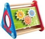 Hape Tierische Action-Box &ndash; Motorikw&uuml;rfel aus Holz mit Spiegel, drehbaren