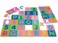 Playshoes Unisex Baby EVA-Puzzlematten 36-teilig 308738, 900 - Mehrfarbig, 36...