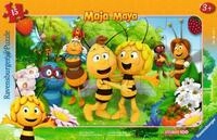 Ravensburger Kinderpuzzle - 06121 Biene Majas Welt - Rahmenpuzzle f&uuml;r Kinder...