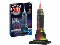 Ravensburger 3D Puzzle Empire State Building bei Nacht 12566 - das berühmte...
