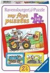Ravensburger Kinderpuzzle - 06573 Bagger, Traktor und Kipplader - My First...