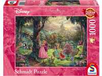 Schmidt Spiele 59474 Thomas Kinkade, Disney, Dornröschen, 1000 Teile Puzzle