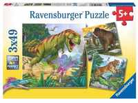 Ravensburger Kinderpuzzle - 09358 Herrscher der Urzeit - Puzzle für Kinder ab 5