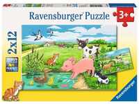 Ravensburger Kinderpuzzle - 07582 Tierkinder auf dem Land - Puzzle für Kinder...