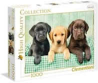 Clementoni 39279 DREI Labrador-Babies &ndash; Puzzle 1000 Teile, buntes Legespiel f&uuml;r