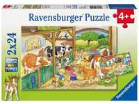 Ravensburger Kinderpuzzle - 09195 Fröhliches Landleben - Puzzle für Kinder ab...