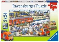 Ravensburger Kinderpuzzle - 09191 Trubel am Bahnhof - Puzzle f&uuml;r Kinder ab 4...