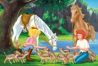 Schmidt Spiele 56050 Bibi & Tina, Am Steinbruch, 150 Teile Kinderpuzzle