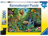 Ravensburger Kinderpuzzle - 12660 Tiere im Dschungel - Tier-Puzzle für Kinder...