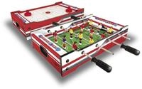 CARROMCO Flip-XM 2in1 Tisch| Kicker & Gleithockey Spieletisch drehbar