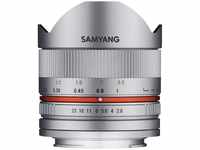 Samyang 8mm F2.8 II Objektiv für Anschluss Fuji X - silber