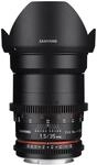 SAMYANG 7809 35/1,5 Objektiv Video DSLR II Nikon F manueller Fokus Videoobjektiv 0,8