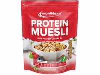 IronMaxx Protein Müsli - Erdbeere 2kg Beutel | Veganes High Protein Müsli