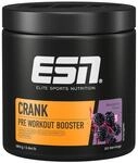 ESN Crank, Blackberry, 380g, Pre Workout Booster mit Koffein, vegan - made in Germany